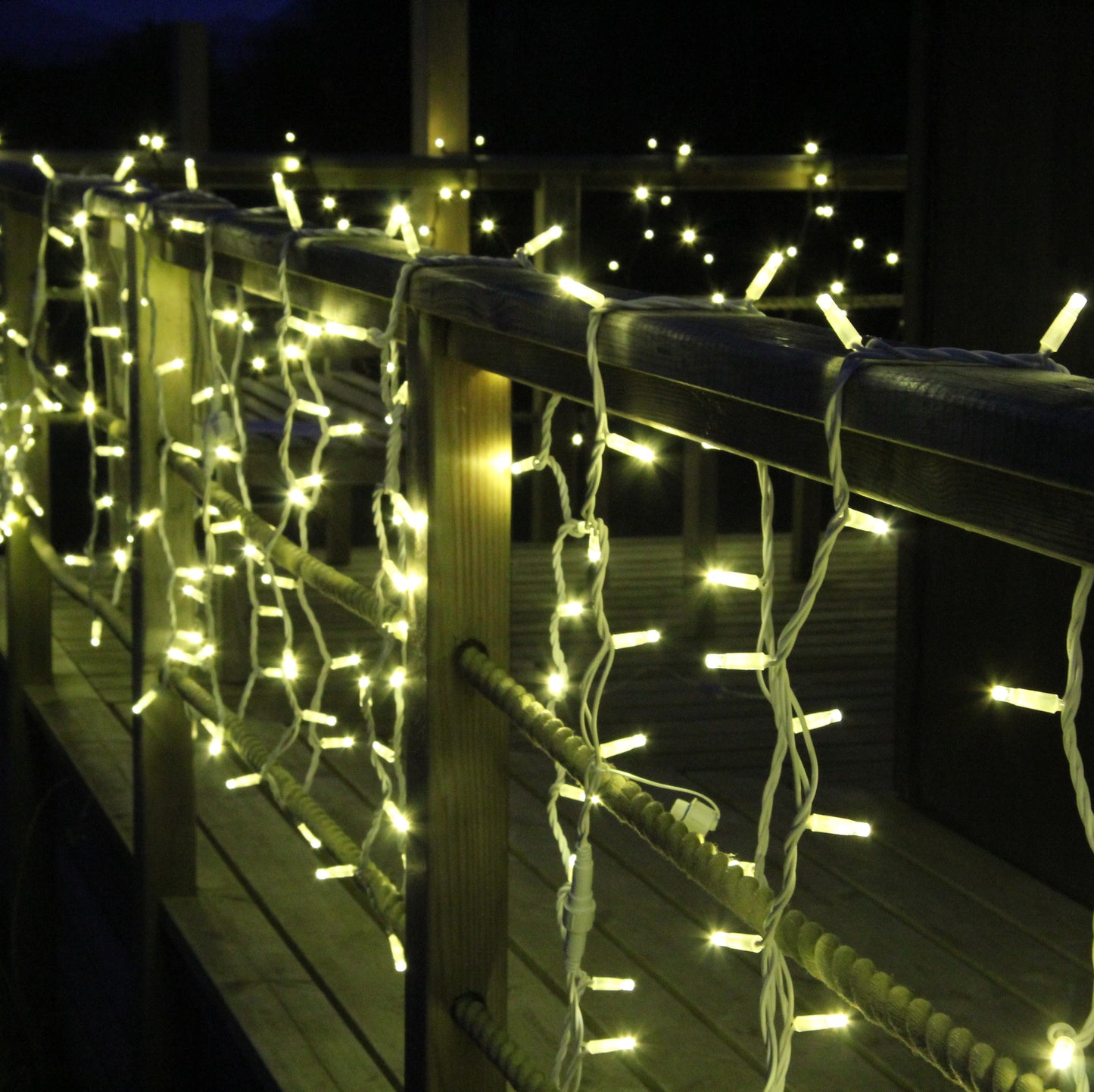 White Cable Fairy Light on (Connect365+) 5m Connectable IP65