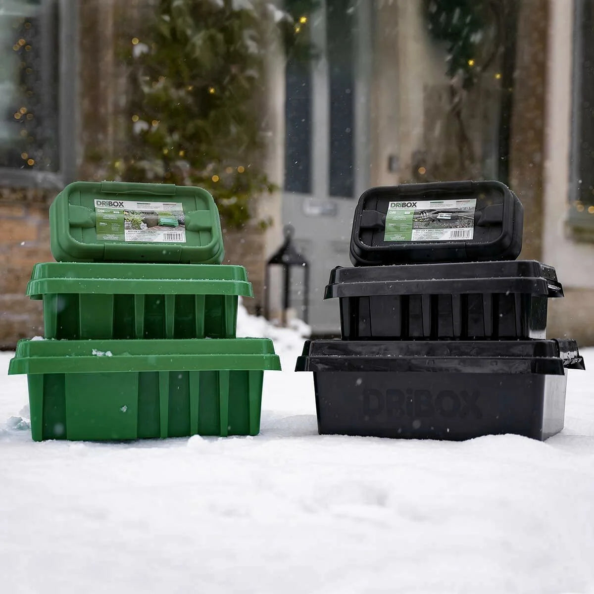 Dribox Weatherproof Connection Green and Black Box