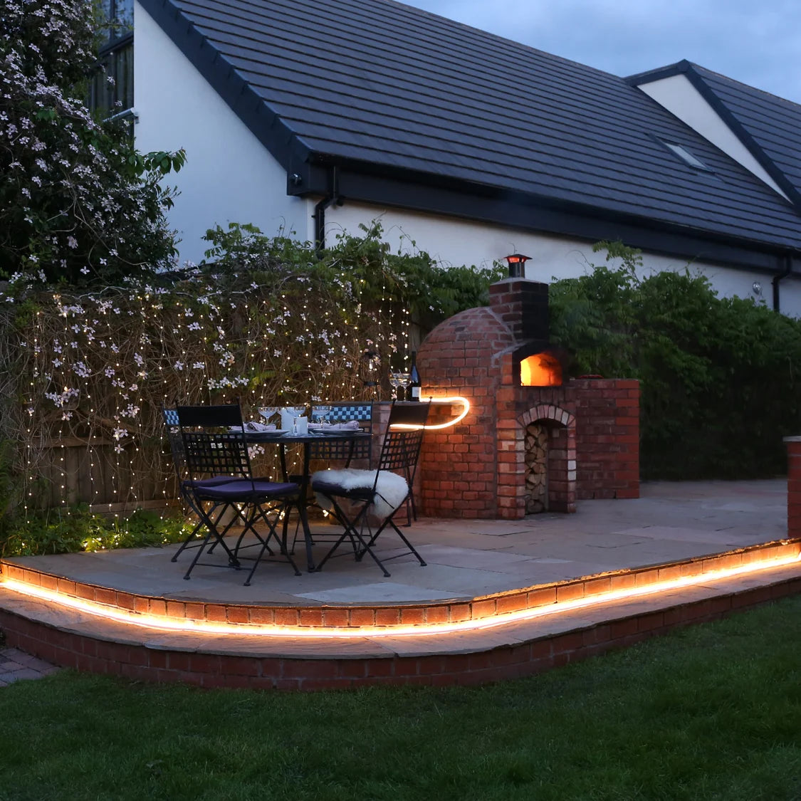 ConnectPro® 1m Cut To Length Outdoor LED Neon Rope Light, 120 Warm White LEDs