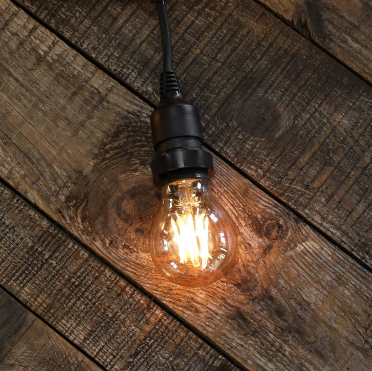 E27 4W Vintage, Fully Dimmable, Warm White LED Filament Light Bulb