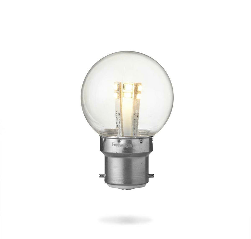 1.2w Clear Warm White Golf Ball