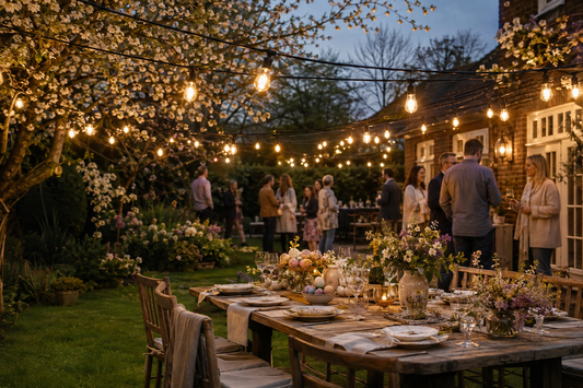 Festoon Lights for April Gatherings: Easter, Garden Parties & More
