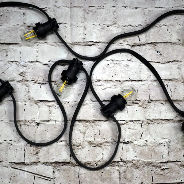 What is festoon lighting?