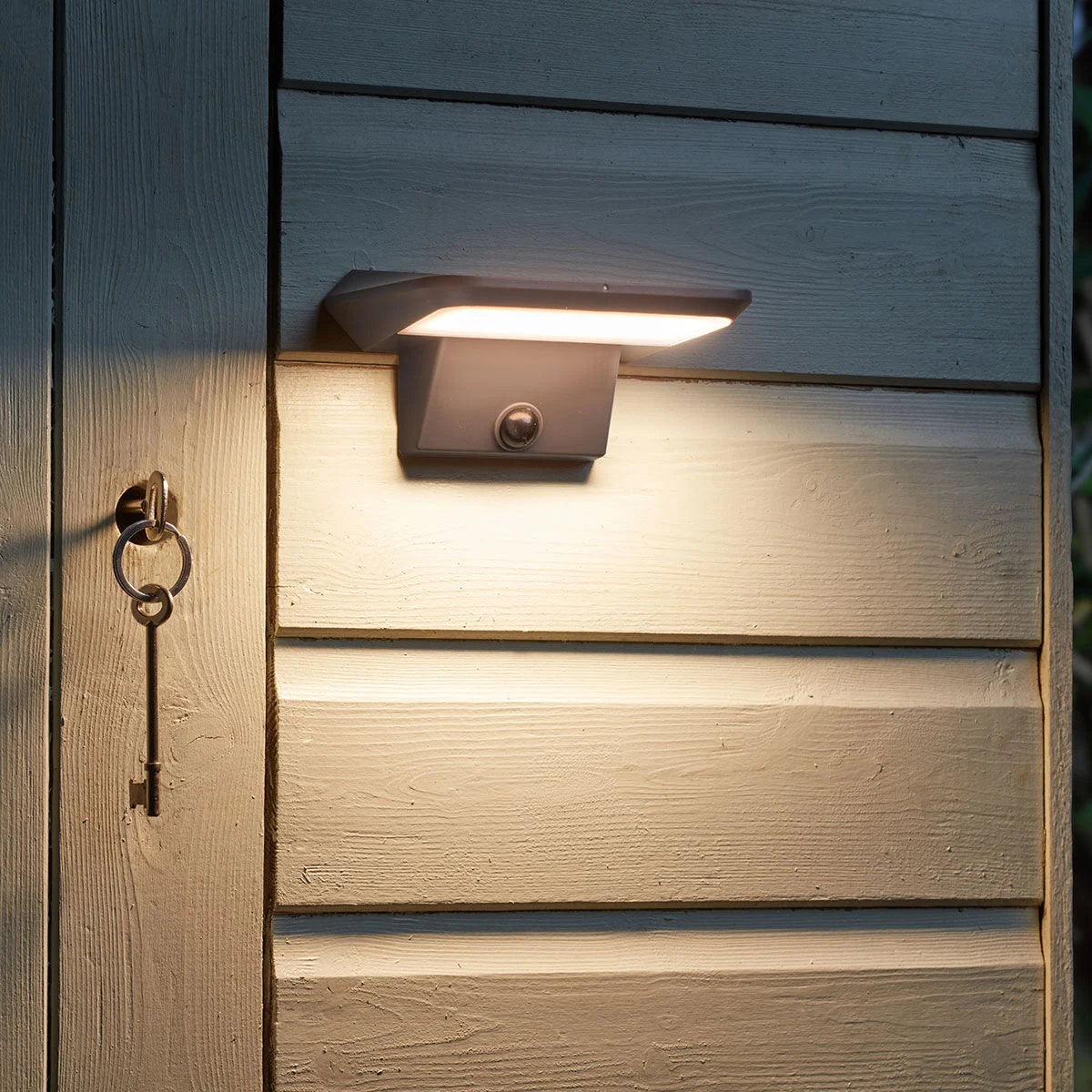 Solar Security Light PIR Motion Sensor Warm White LEDs