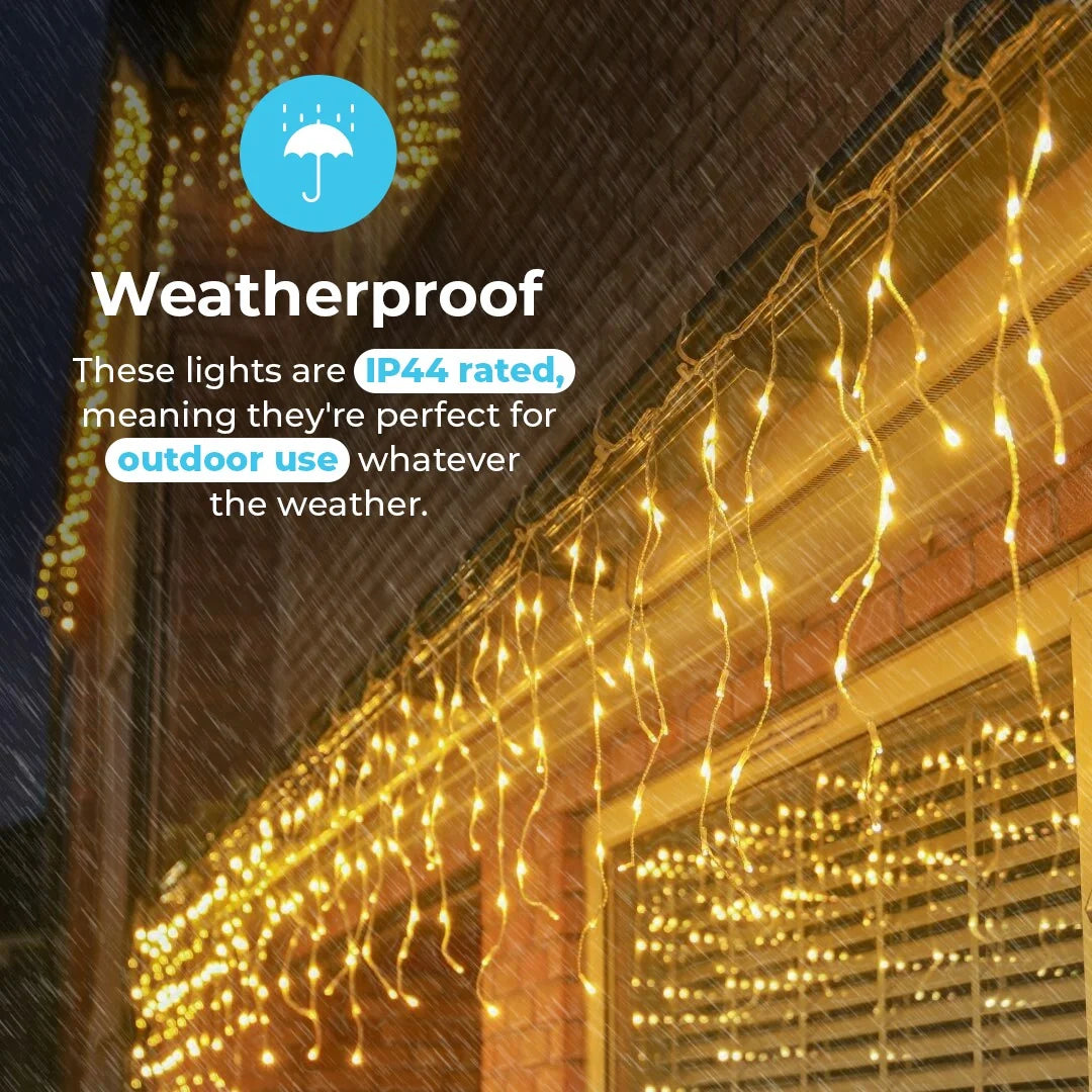 Weatherproof ConnectGo Low Voltage (31v) Icicle Light