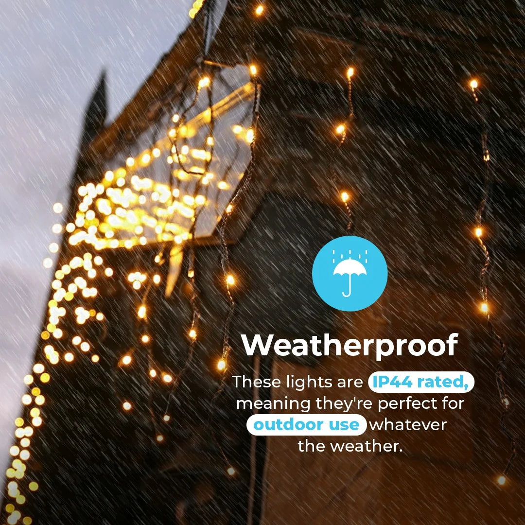 ConnectGo Low Volatge (31v) Icicle Lights Weatherproof