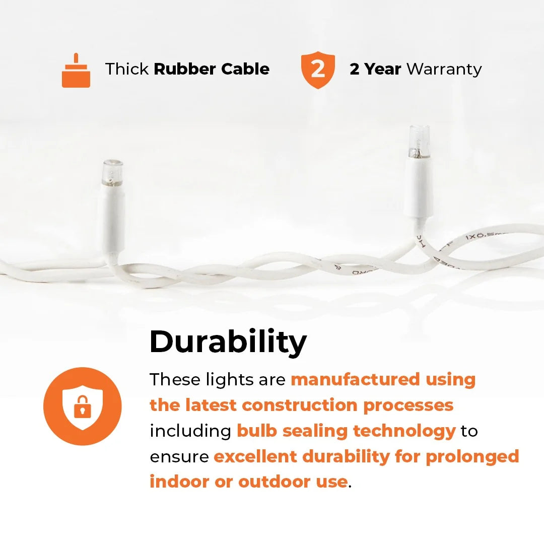 Durable ConnectPro Outdoor LED Icicle Lights