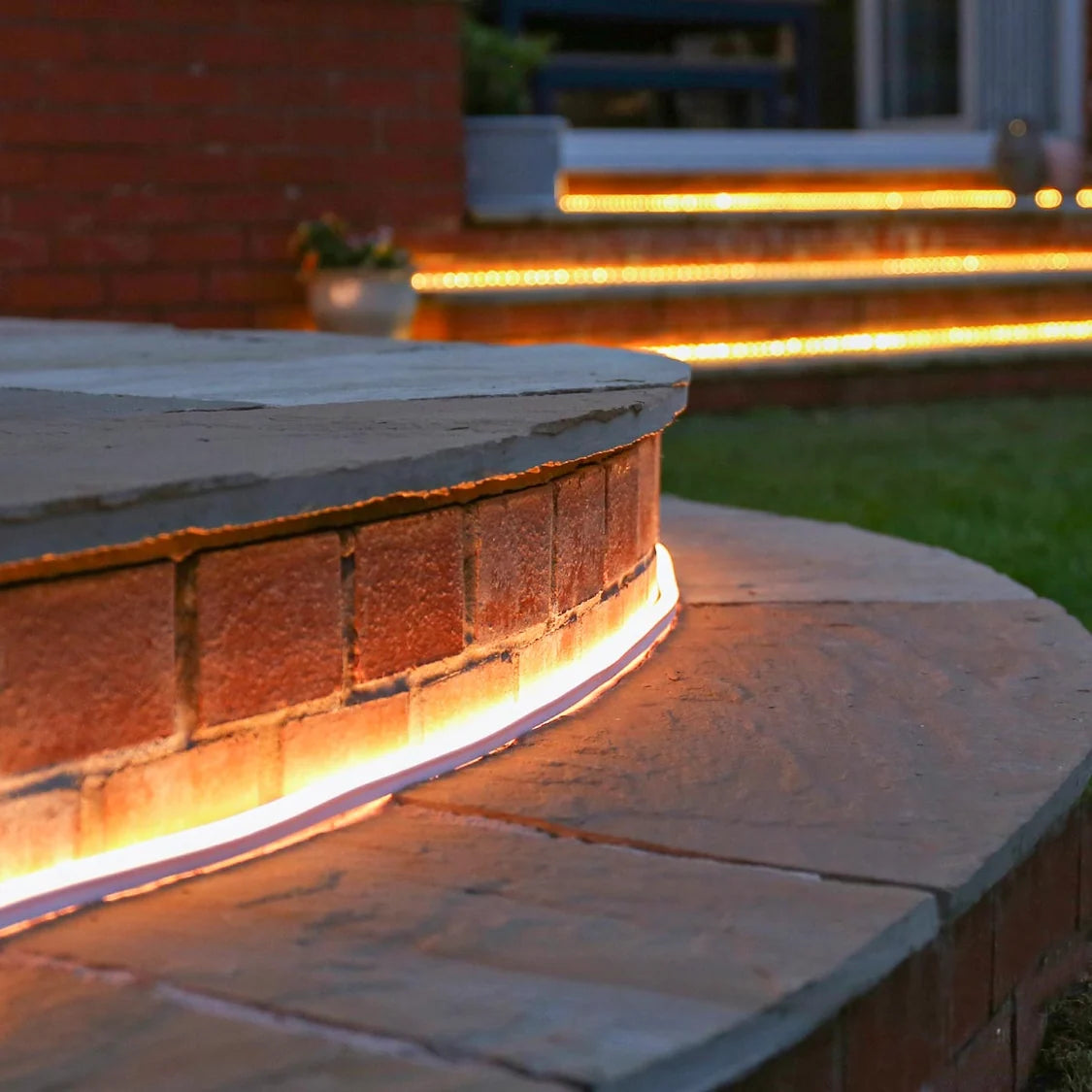 ConnectPro® 1m Cut To Length Outdoor LED Neon Rope Light, 120 Warm White LEDs