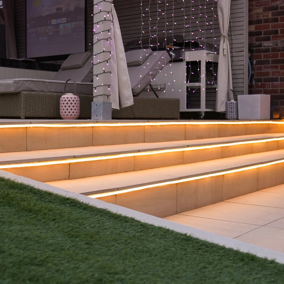 ConnectPro® 1m Cut To Length Outdoor LED Neon Rope Light, 120 Warm White LEDs