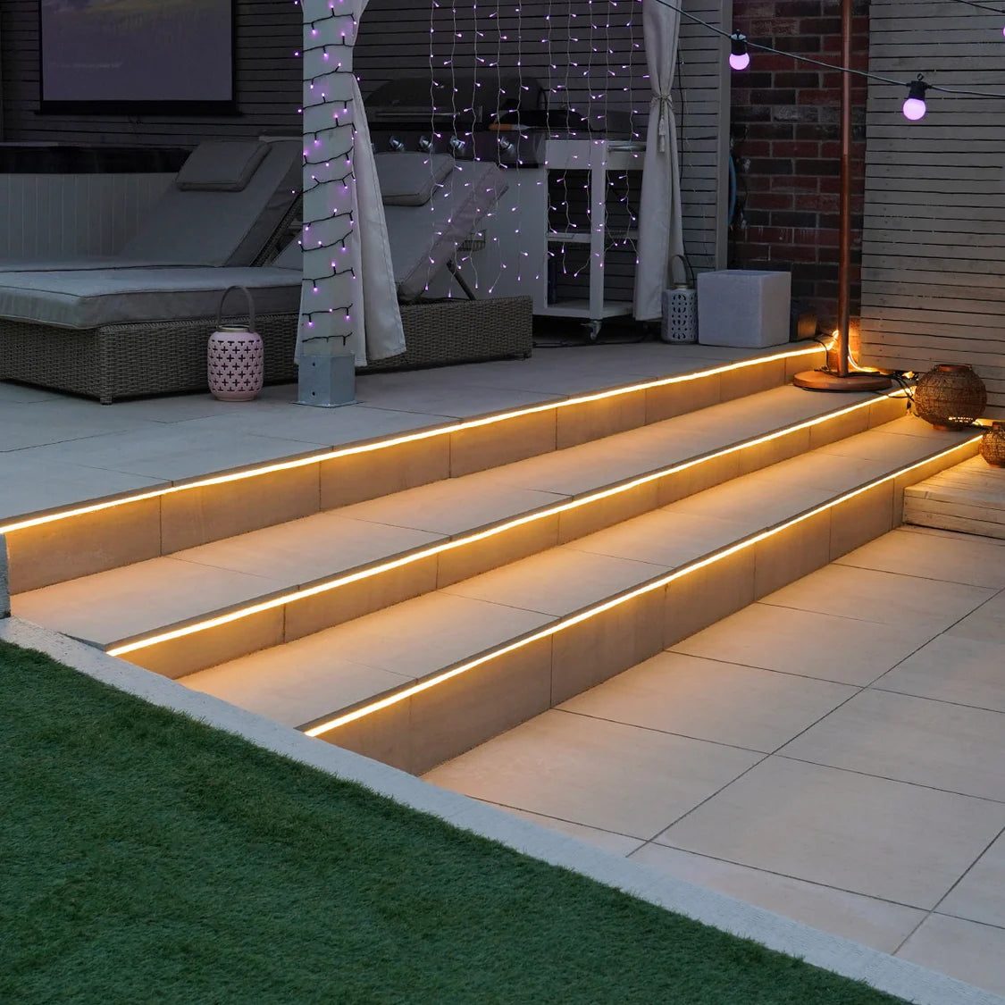 ConnectPro® 1m Cut To Length Outdoor LED Neon Rope Light, 120 Warm White LEDs