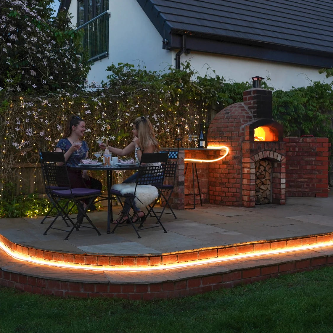 ConnectPro® 1m Cut To Length Outdoor LED Neon Rope Light, 120 Warm White LEDs