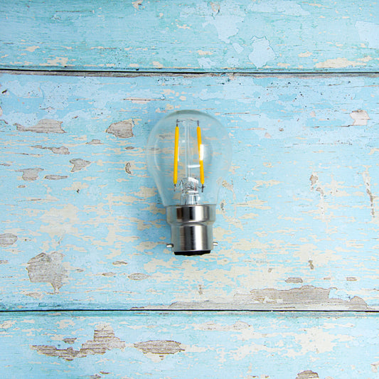 Dimmable 4W LED B22 (BC) Golf Ball Filament Bulb