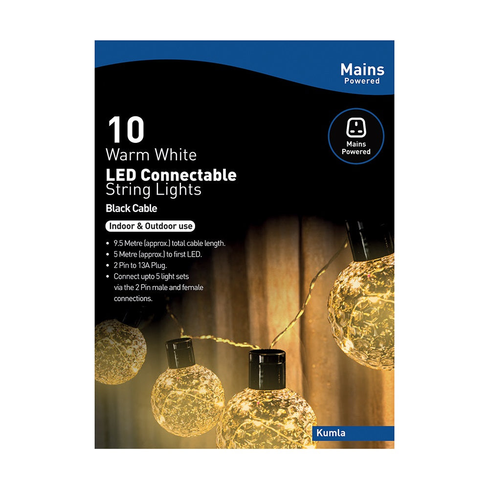 Kumla Warm White Connectable String Lights