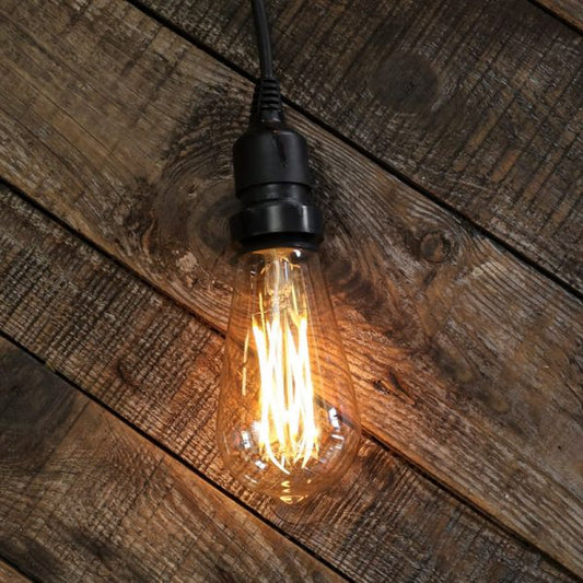 E27 4W Vintage, Fully Dimmable, Warm White LED Filament Light Bulb ST64