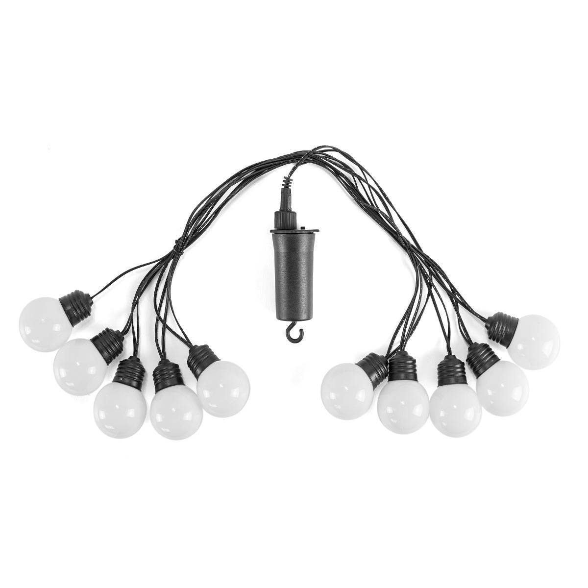 Outdoor Battery Powered Frosted Bulb Festoon Lights