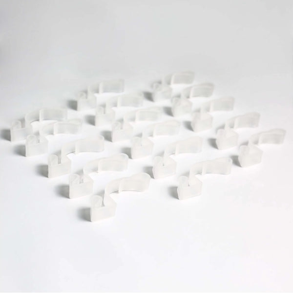 Giant White Gutter Hooks 12 Pack Festoon Lighting