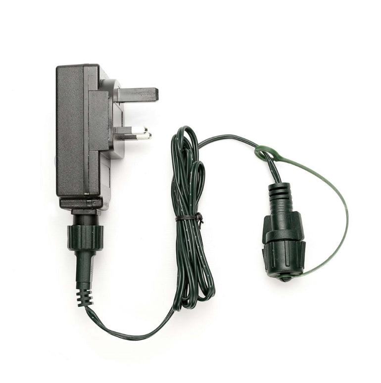 Small Transformer, UK Plug, Green Cable